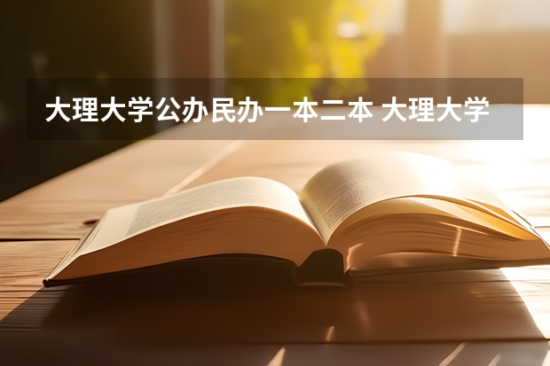 大理大学公办民办一本二本 大理大学是几本？