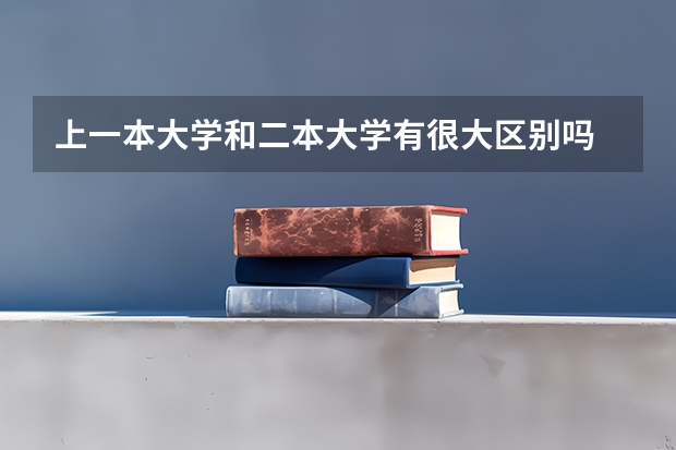 上一本大学和二本大学有很大区别吗