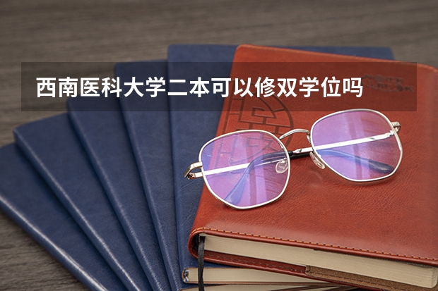 西南医科大学二本可以修双学位吗