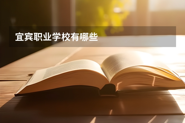 宜宾职业学校有哪些