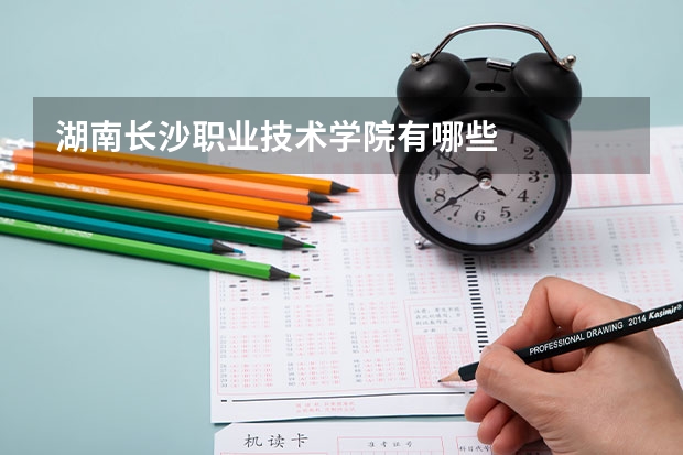 湖南长沙职业技术学院有哪些