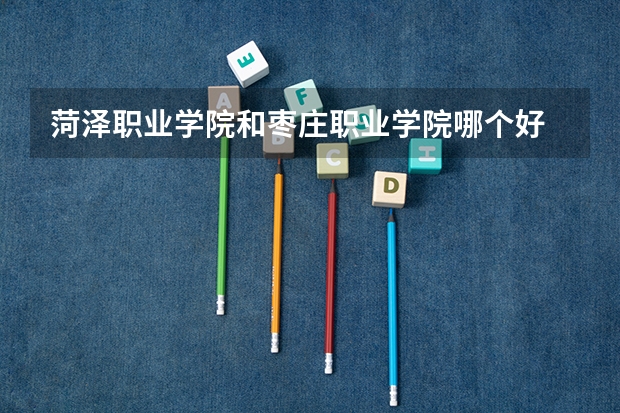 菏泽职业学院和枣庄职业学院哪个好