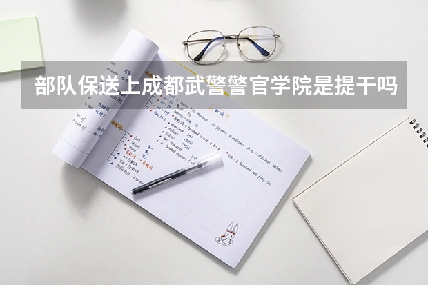 部队保送上成都武警警官学院是提干吗