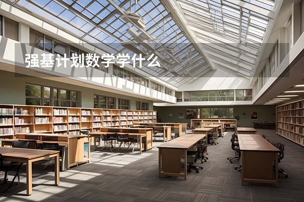 强基计划数学学什么