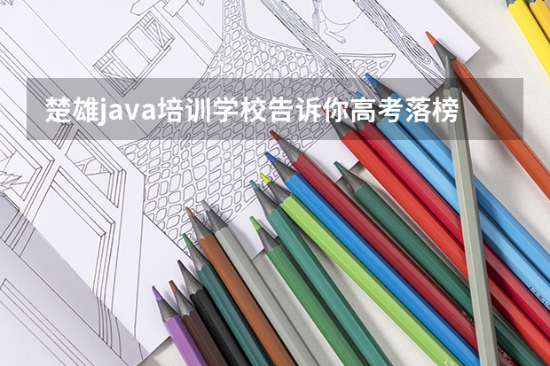 楚雄java培训学校告诉你高考落榜后还能上什么好学校？
