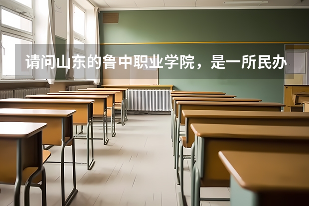 请问山东的鲁中职业学院，是一所民办省属学校吗？？还是..........