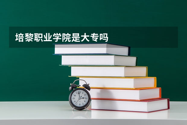 培黎职业学院是大专吗
