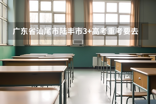 广东省汕尾市陆丰市3+高考重考要去哪里报名