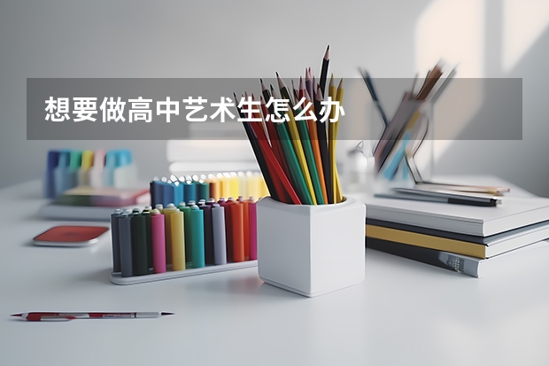 想要做高中艺术生怎么办