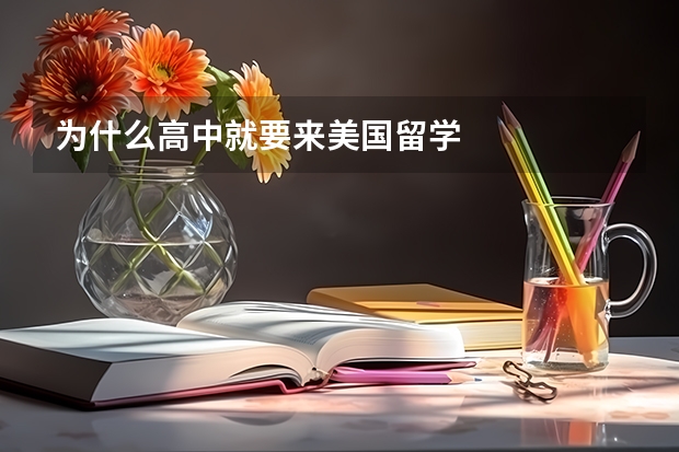 为什么高中就要来美国留学