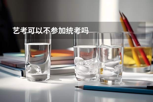 艺考可以不参加统考吗