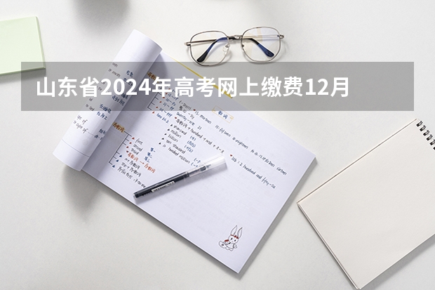 山东省2024年高考网上缴费12月1日-12月5日网上报名操作说明看这里！（山东夏季高考报名时间）
