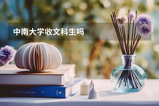 中南大学收文科生吗