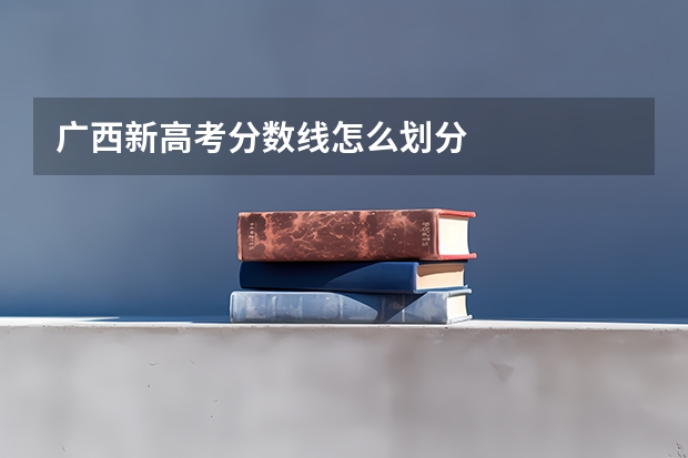 广西新高考分数线怎么划分