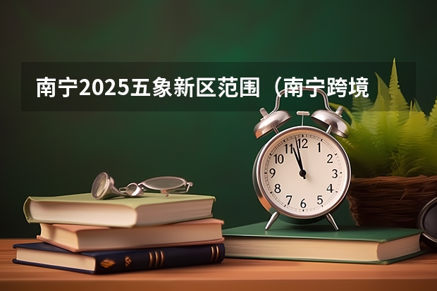 南宁2025五象新区范围（南宁跨境电商综试区发展规划出炉！力争2025年建成一批跨境电商产业园）